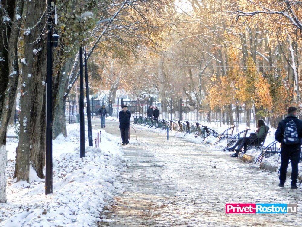 Мокрый снег накроет Ростовскую область днем с 29 декабря