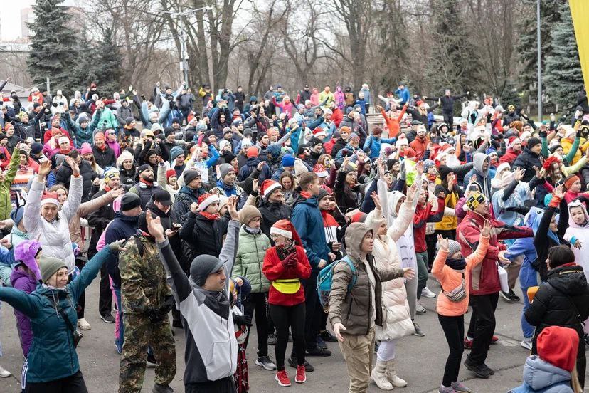 Антиалкогольный забег собрал утром 1 января в Ростове-на-Дону почти три тысячи участников!