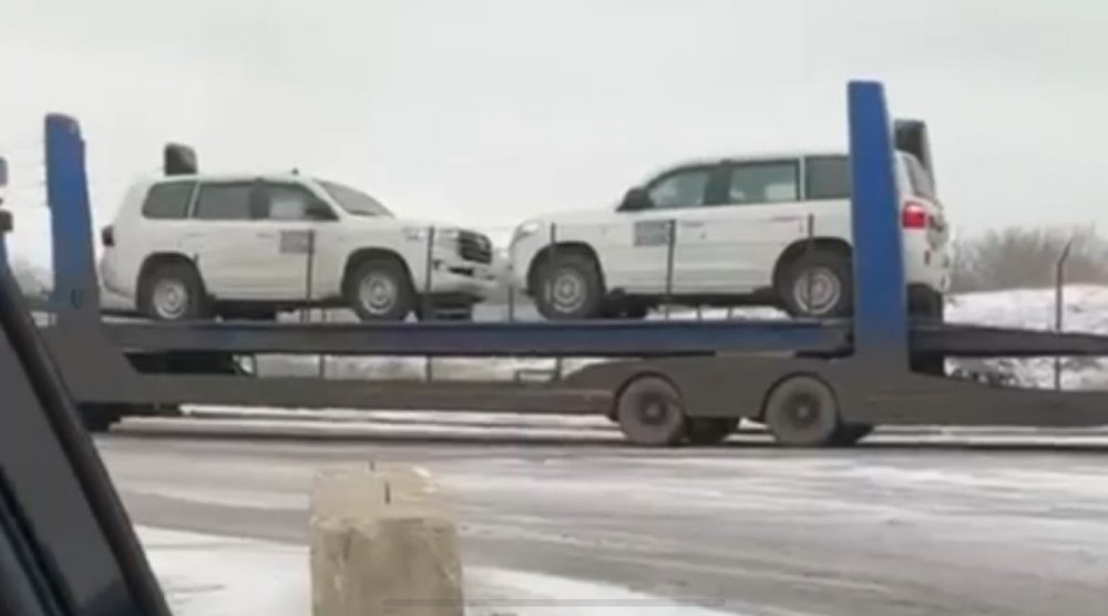 Бронированные машины ОБСЕ передали на Донбасс для участия в СВО в январе