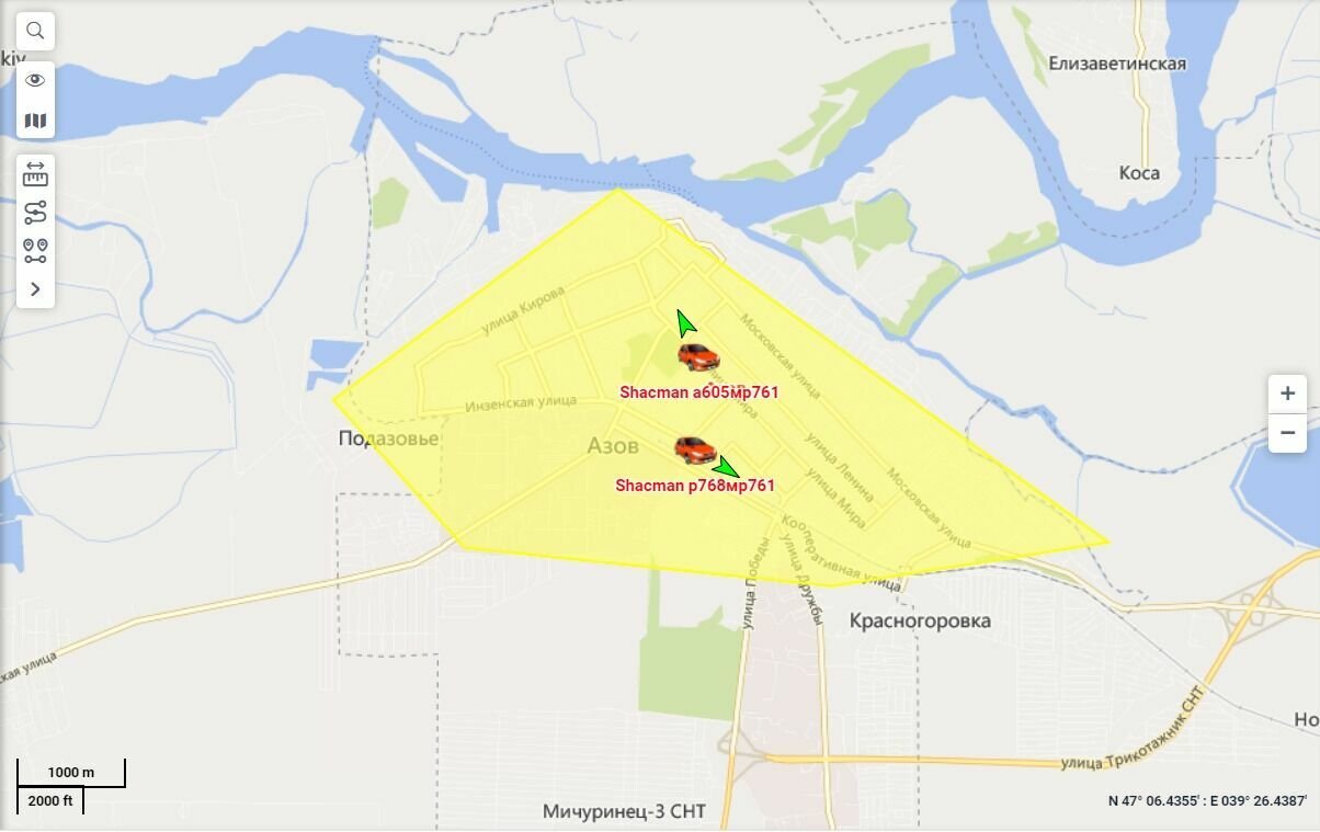 В Ростовской области днем с 14 февраля запустили карту, где можно видеть все  снегоуборочные машины