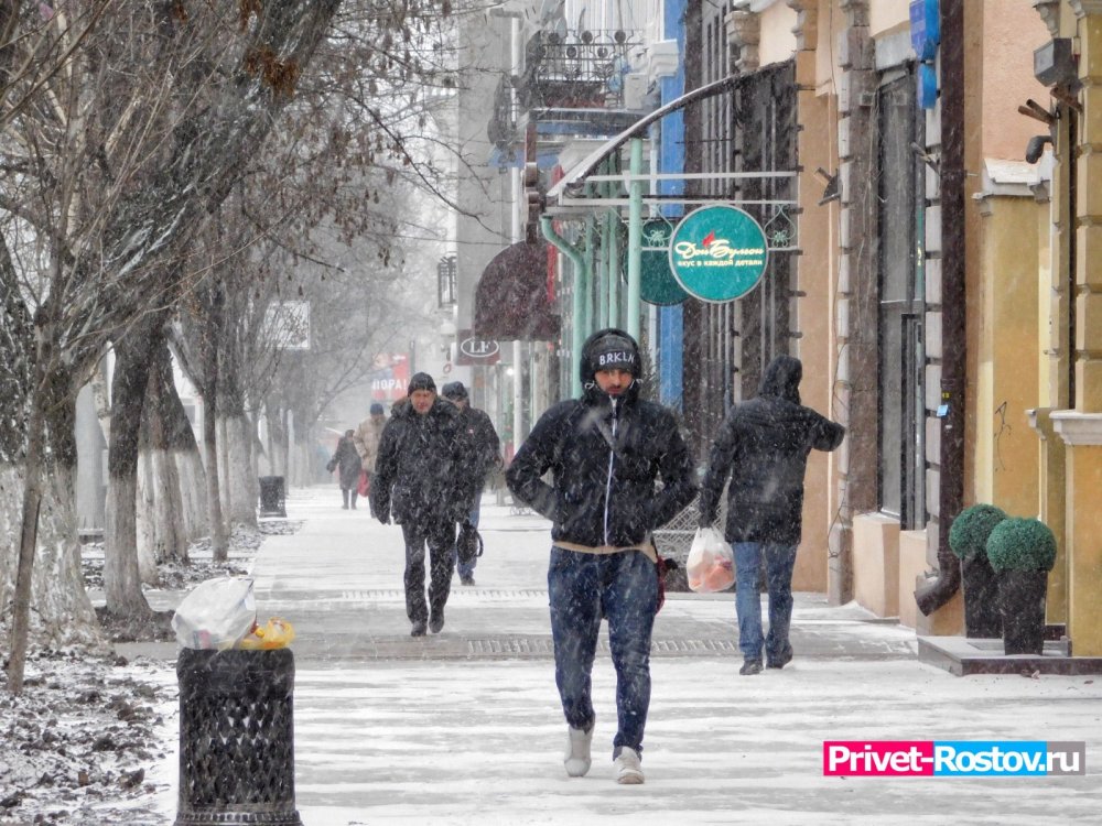 Снегопад с ветром до 101 км/ч надвигаются на Ростовскую область