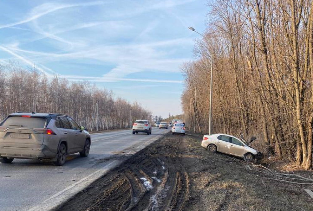 С кружащейся головой водитель врезался в дерево в Ростовской области
