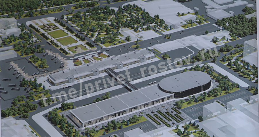 Появилась визуализация будущего Центрального областного автовокзала в Старом аэропорту Ростова