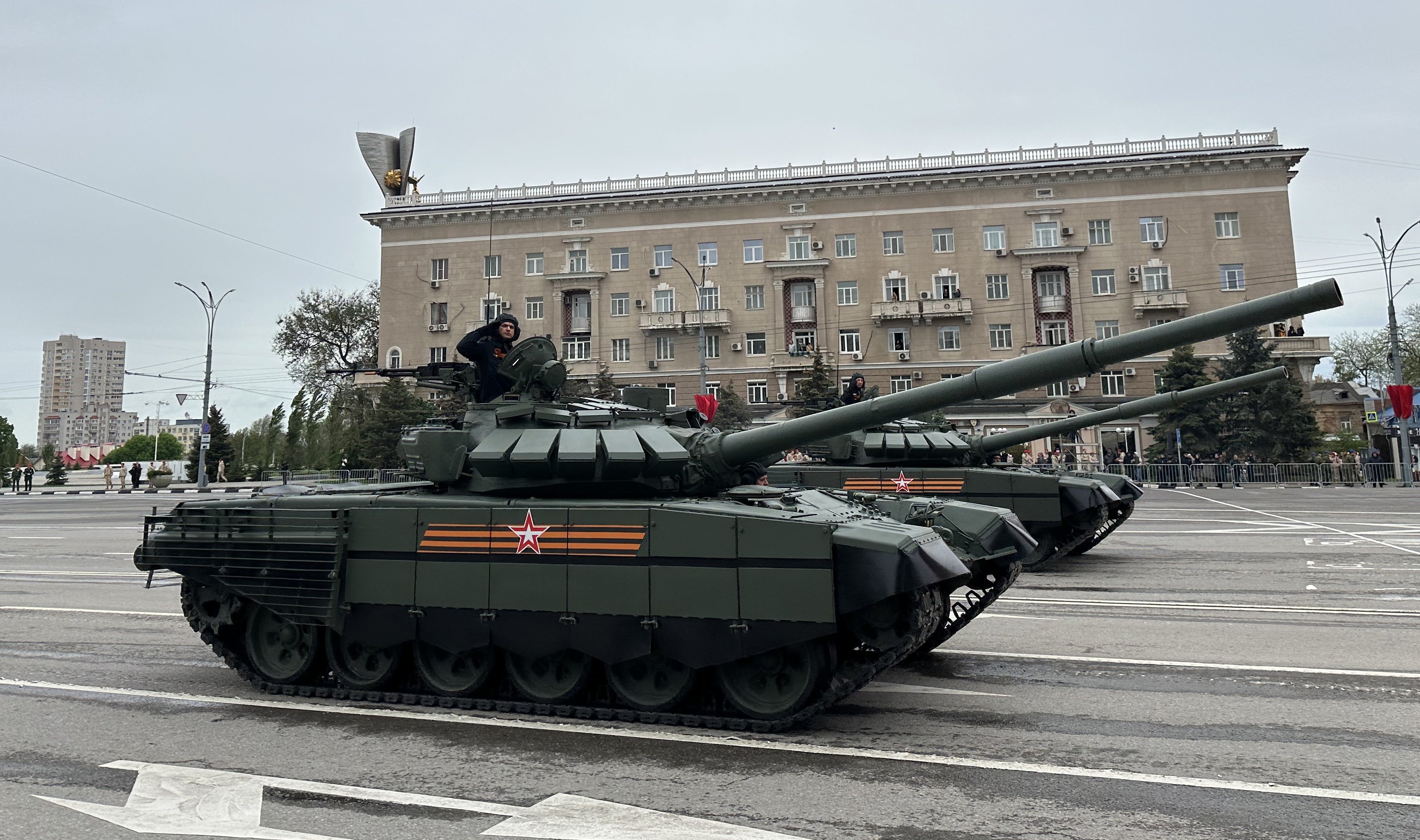 Парад в честь Дня Победы 9 мая 2023 года в Ростове-на-Дону. Фоторепортаж