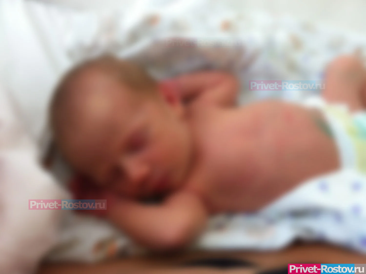 Младенец захлебнулся рвотой в частном детском садике около Краснодара