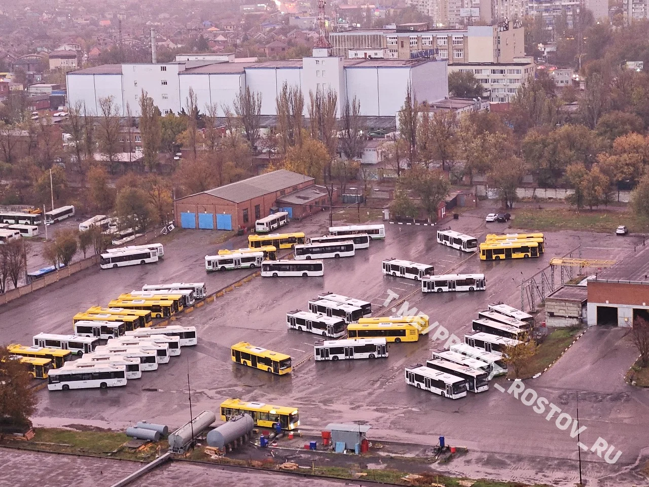 На время зимы в Ростове увеличат количество автобусов с 15 ноября