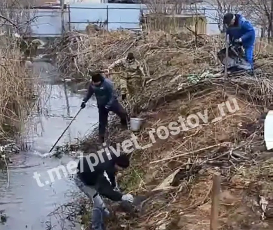 В Ростове жители не дождались помощи от властей и своими силами спасли себя от потопа