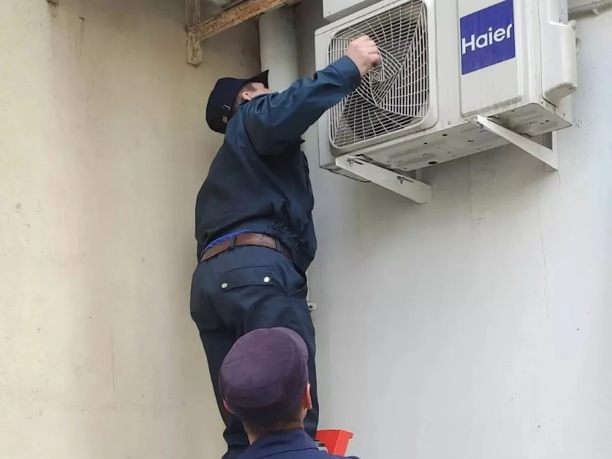 В Каменске-Шахтинском спасатели выманили застрявшего котенка помощью видеоролика с мяукающей кошкой