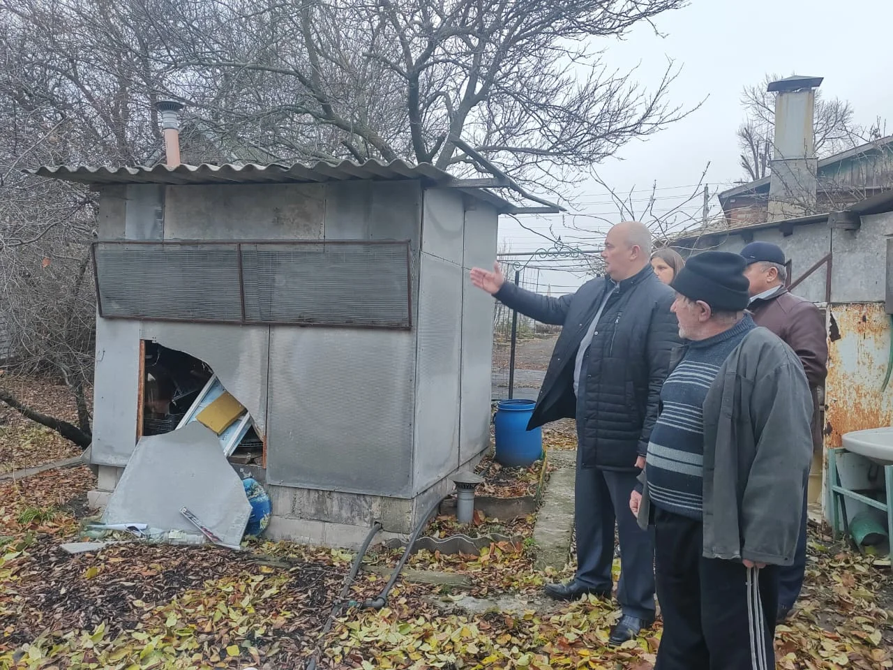 В донских хуторах, где упали обломки БПЛА, оценивают ущербы жителям