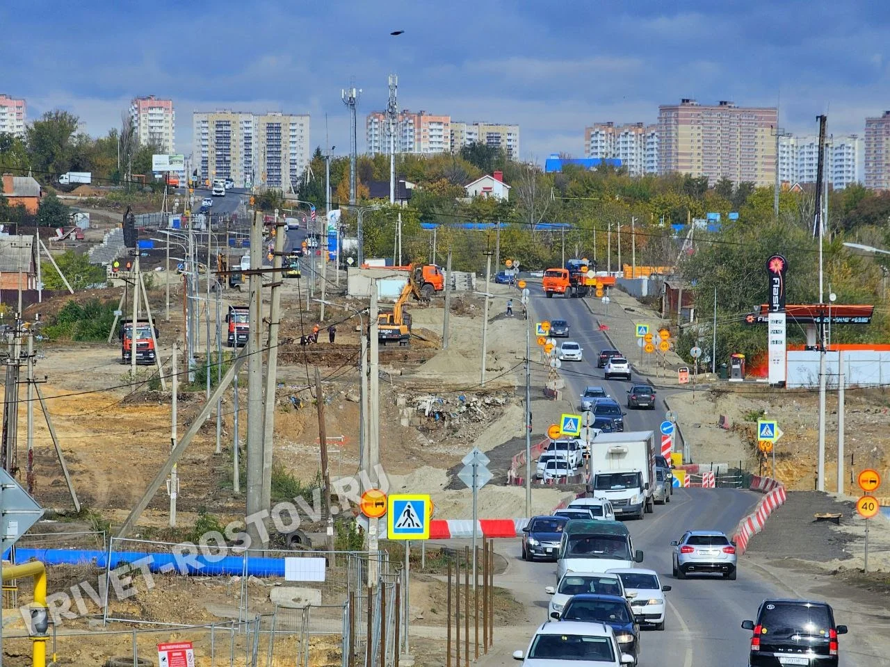 Закончить реконструкцию улицы Вавилова в Ростове планируют в 2025-м году