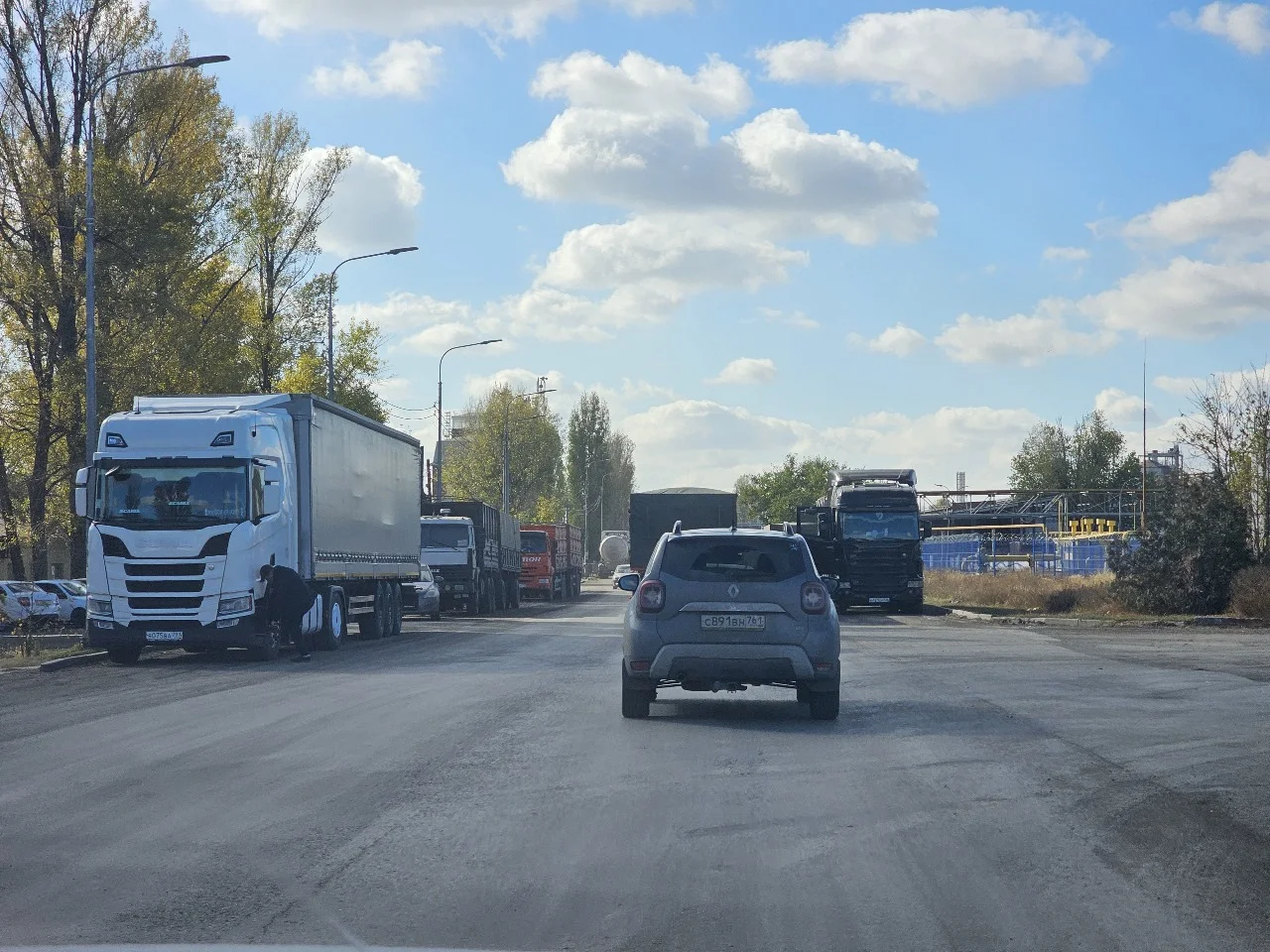 На левом берегу Дона готовятся к строительству стоянки для фур