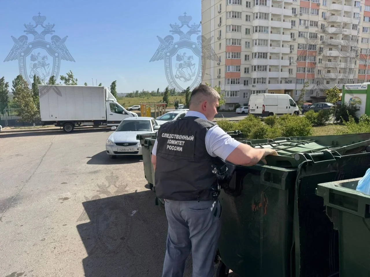 На Дону ищут выбросившего младенца в мусорный бак