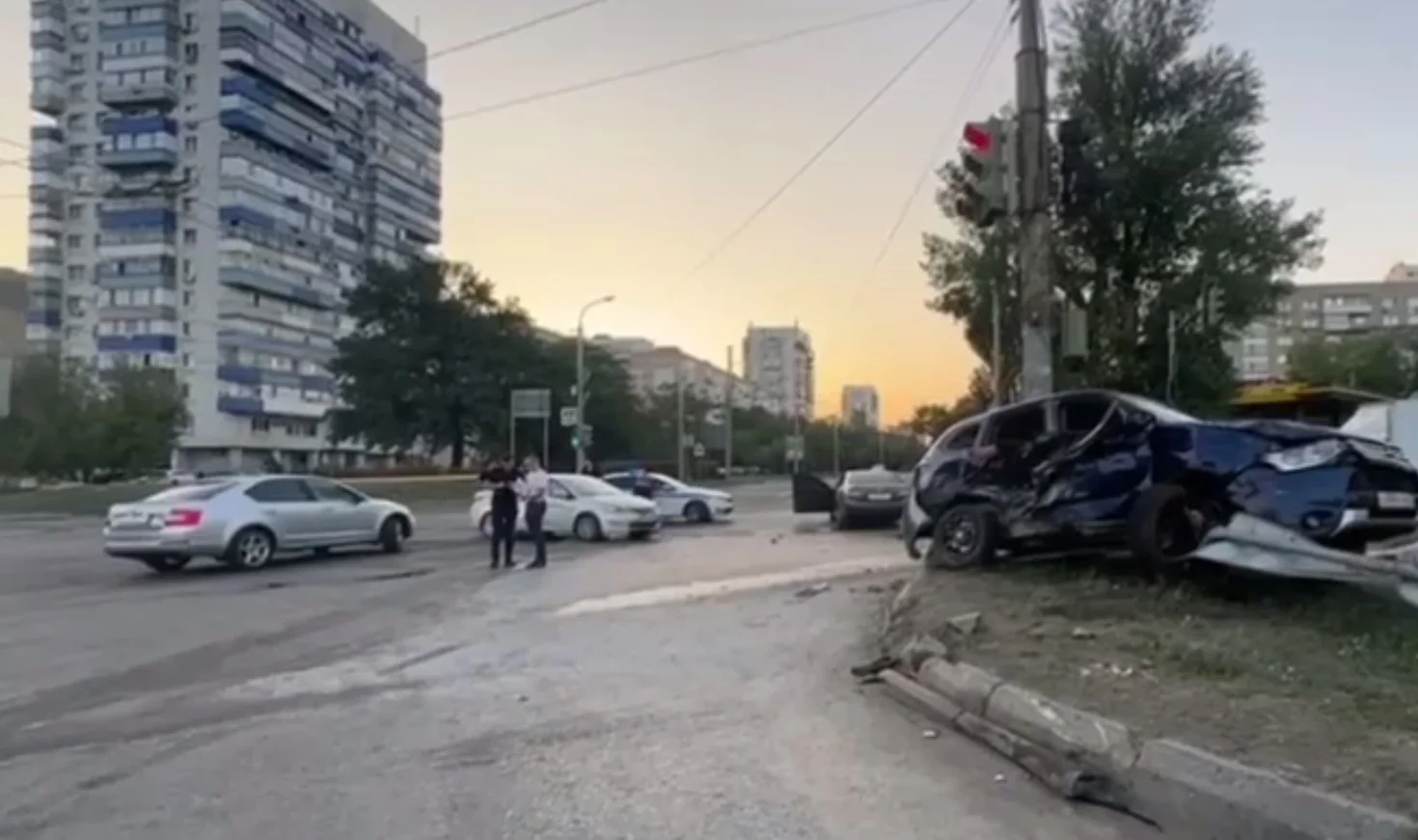 В Ростове водитель без прав убил человека и покалечил ещё нескольких, уходя от погони