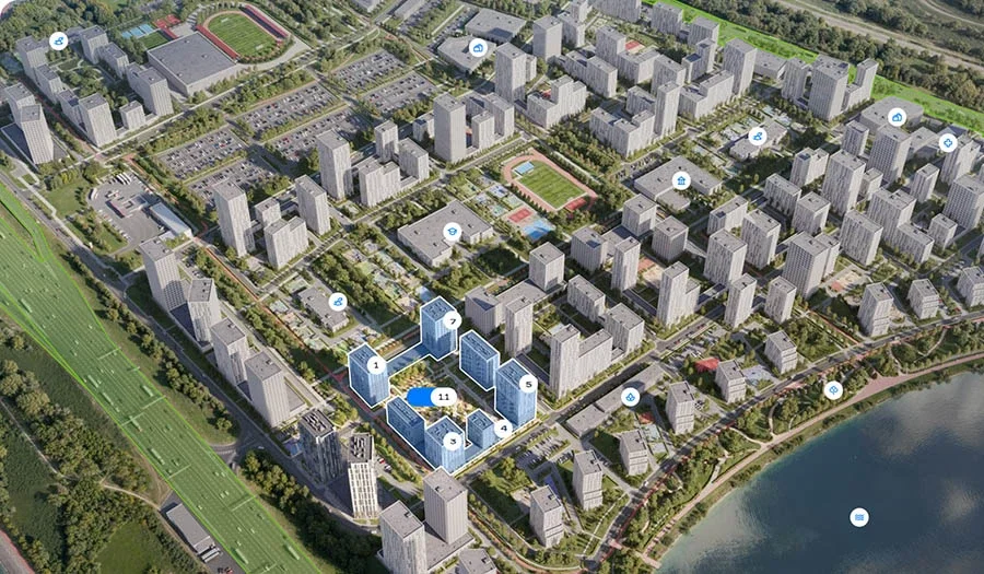 Застройка многоэтажками левобережье Ростова подорожало до 50 млрд рублей