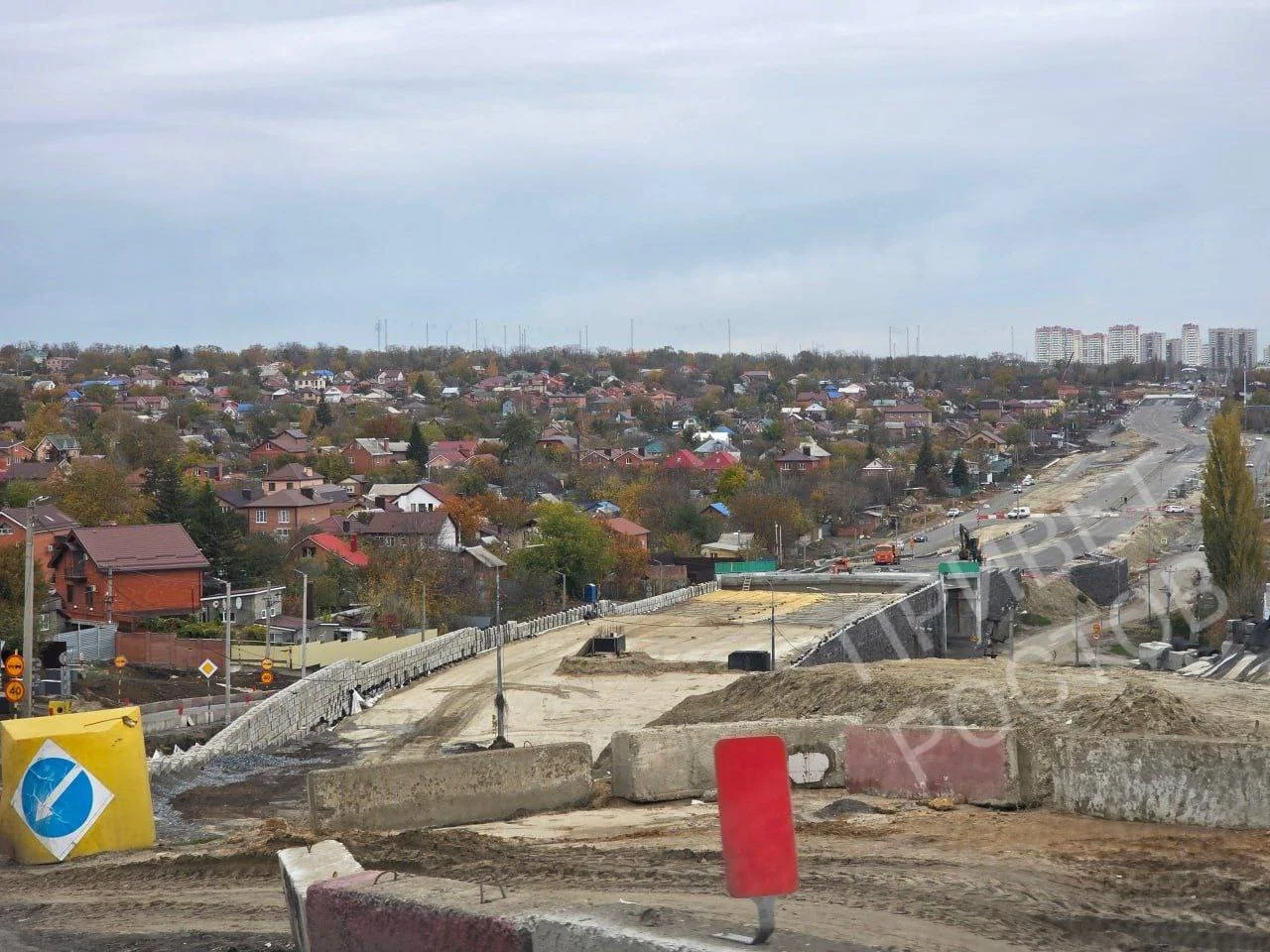 Реконструкцию улицы Вавилова в Ростове продлили до 30 мая