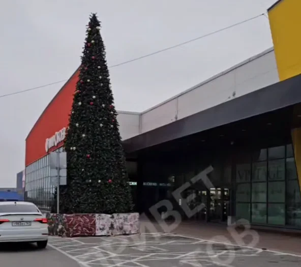 Первая новогодняя елка в Ростове появилась в начале ноября