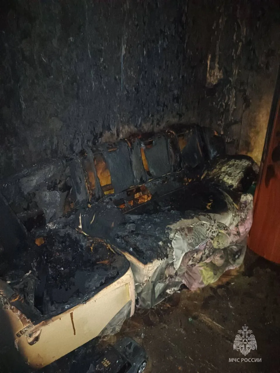 При пожаре в хуторе Слободской на Дону погиб двухлетний малыш