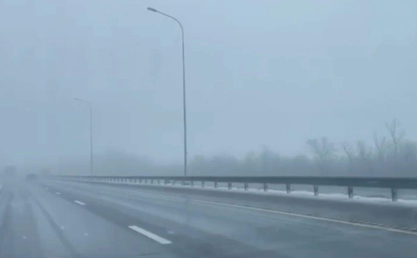 Снегопад накроет трассу М-4 «Дон» и создаст проблемы для водителей