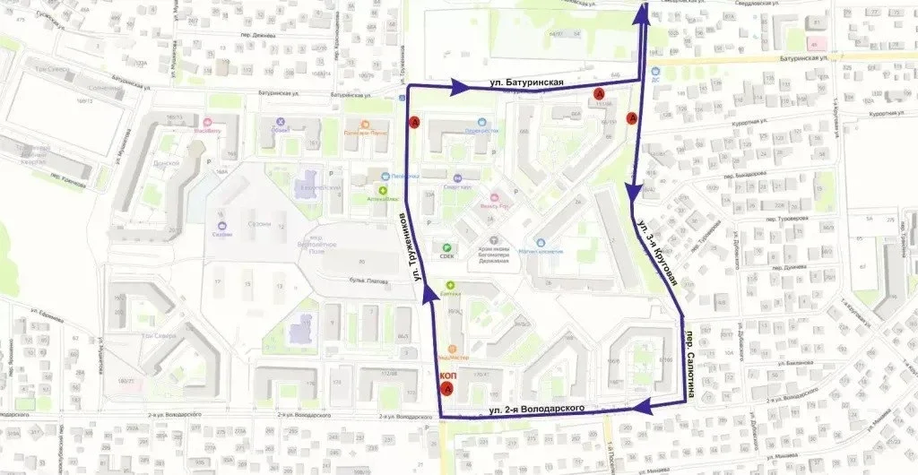 В Ростове с 27 декабря скорректируют движение трех автобусных маршрутов