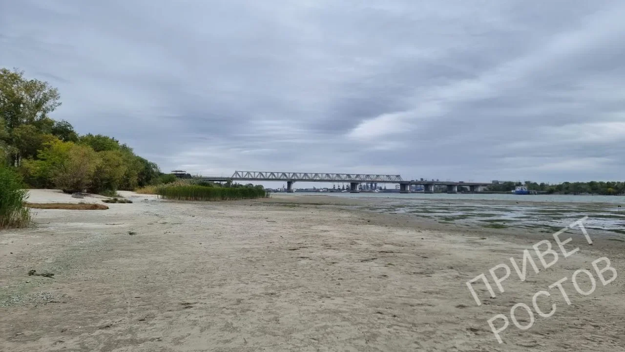 Уровень воды в реке Дон понизился до критически низких отметок