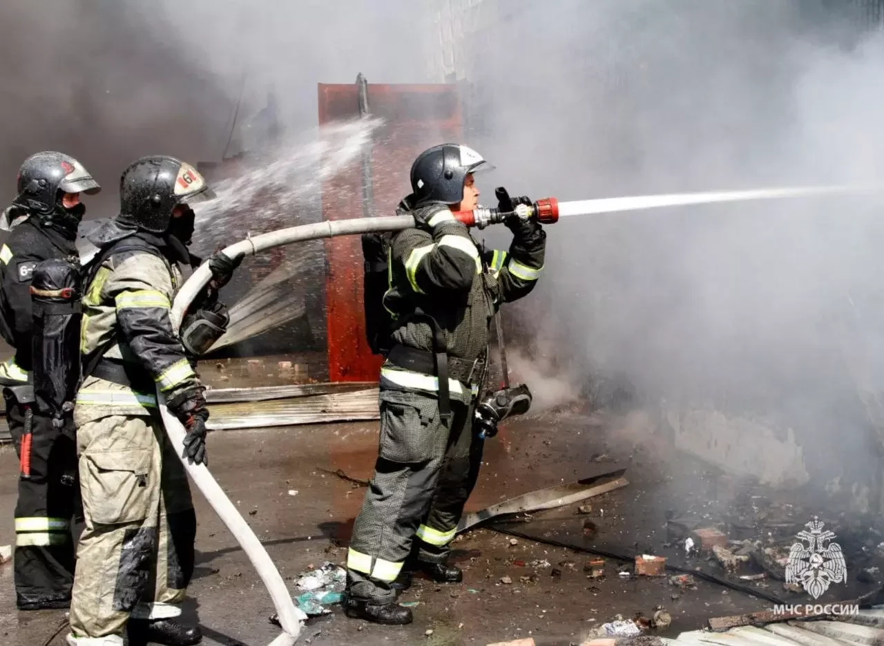 В Ростовской области пожар едва не унес жизни бабушки и внука