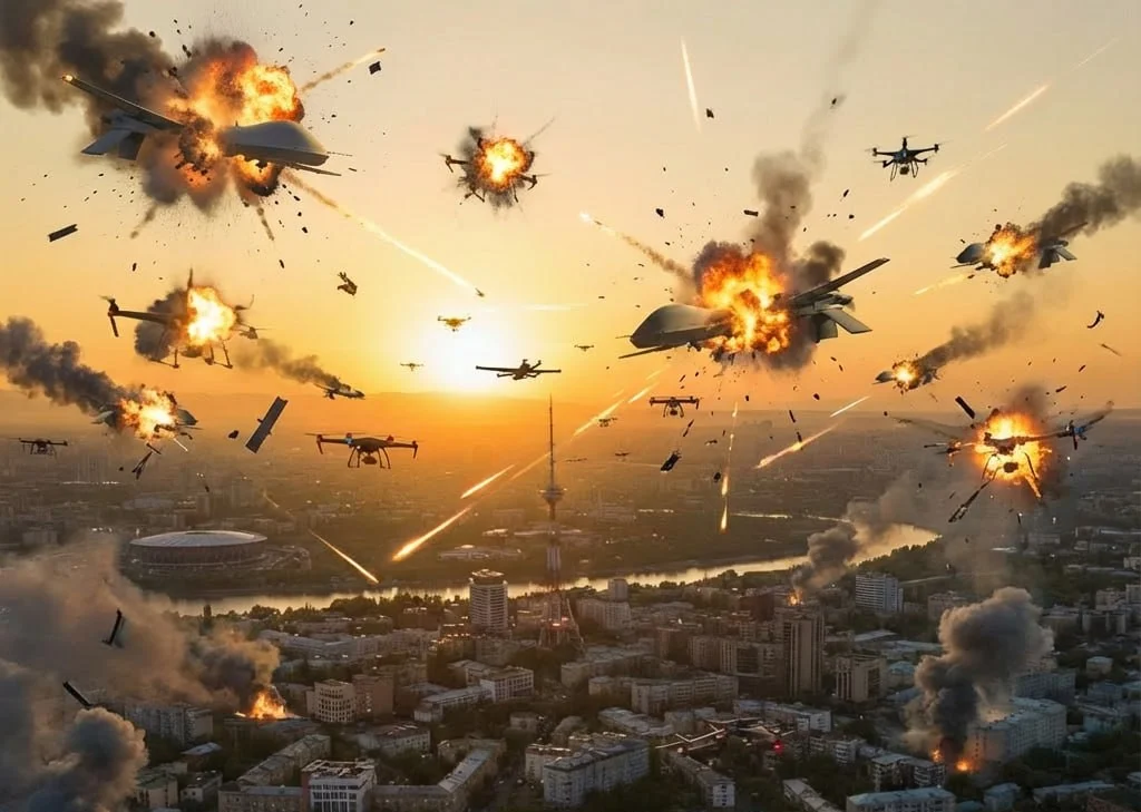 В Ростовской области ночью сбили 19 беспилотников