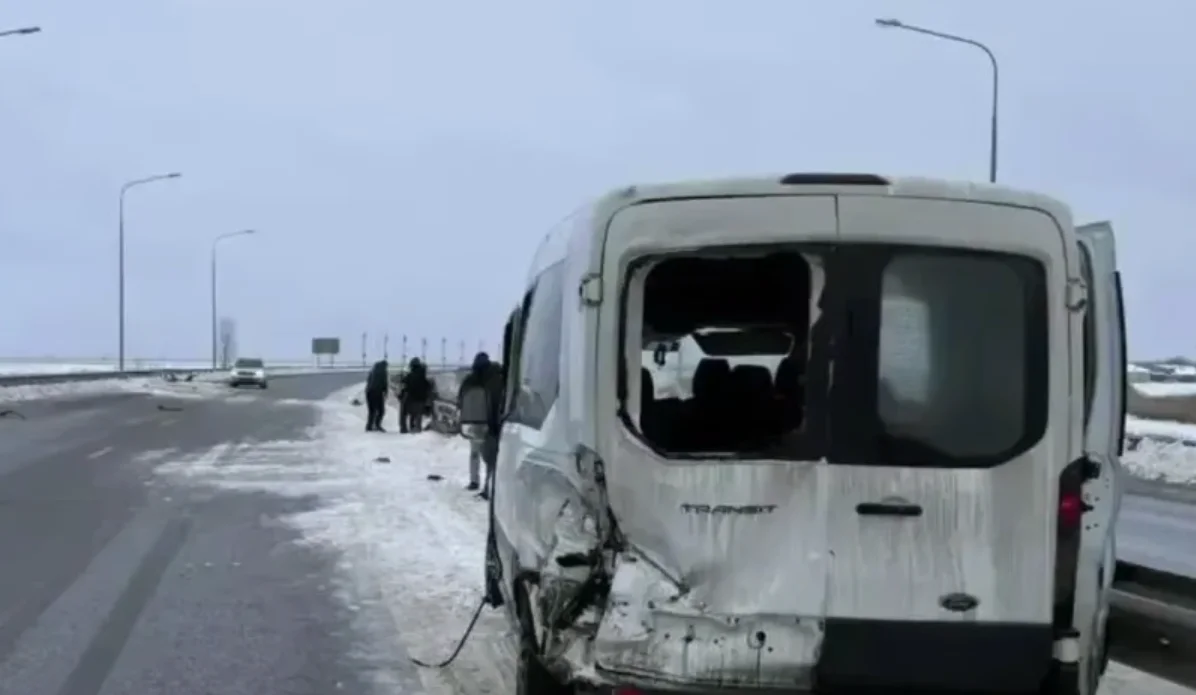 ГАИ опубликовала видео с места смертельного ДТП с микроавтобусом под Ростовом