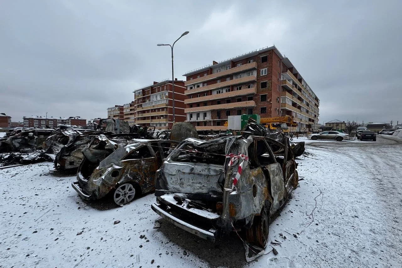 В Новой Адыгее продолжается оценка ущерба, нанесенного машинам атакой ВСУ