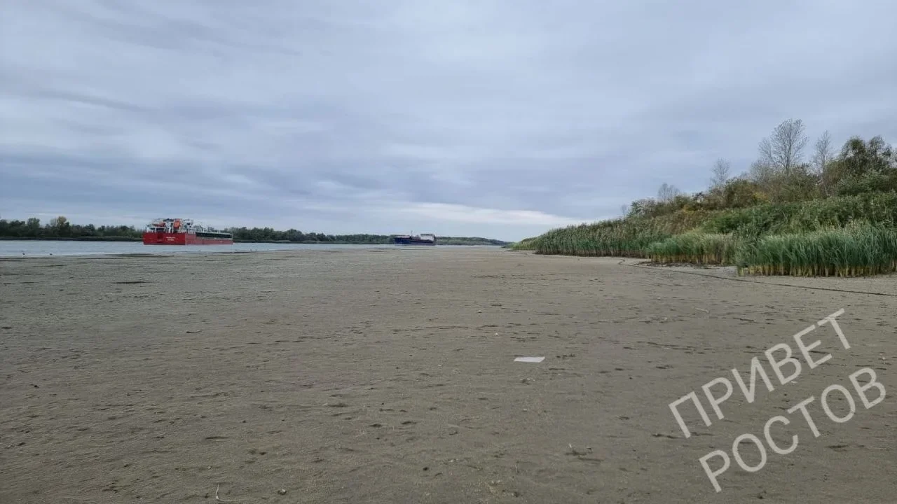 Гидрометцентр зафиксировал опасное обмеление Дона на участке от Аксая до Азова