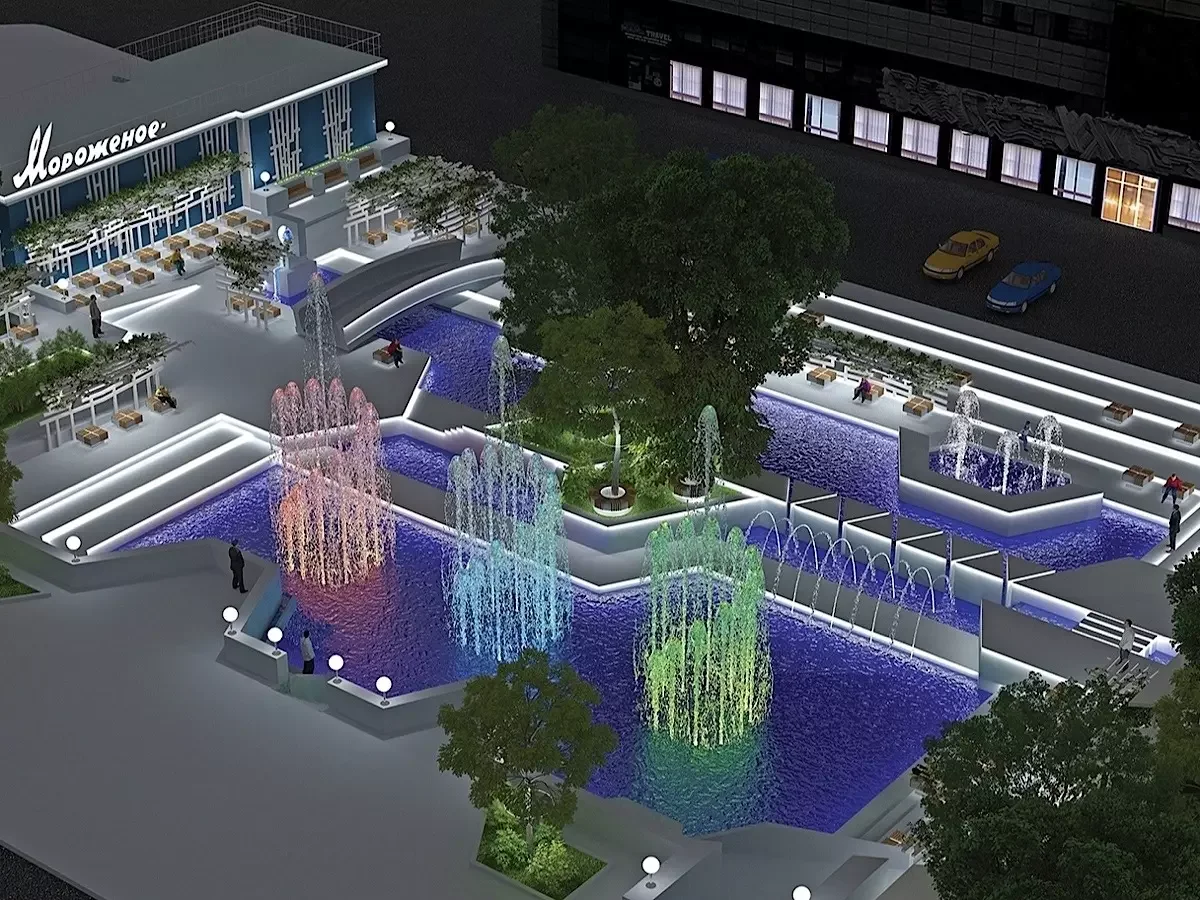 Ростов отказался от концепции фонтана архитектора Ломтева на Ленина