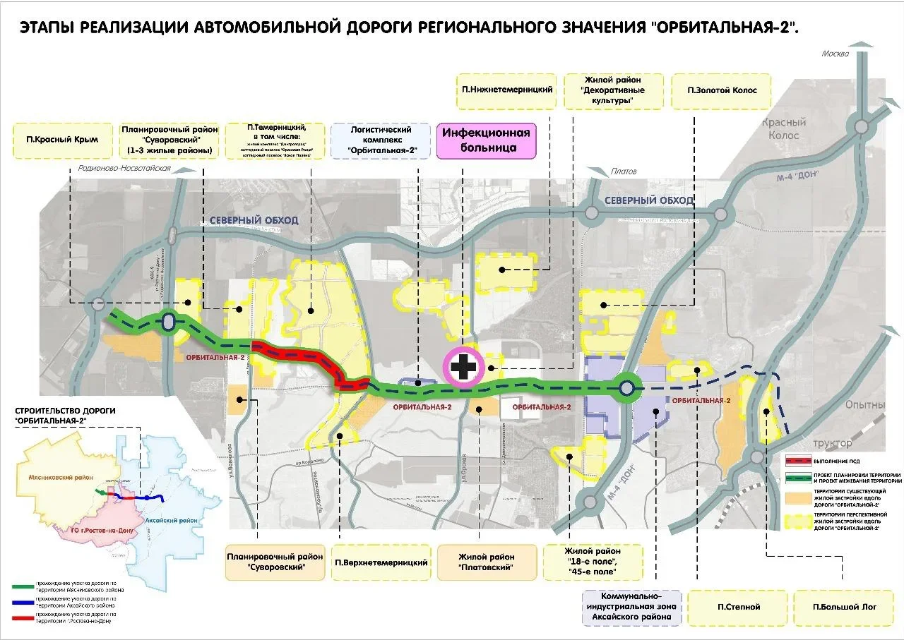В Ростове урезали стоимость строительства дублера Орбитальной дороги почти на 1 млрд рублей