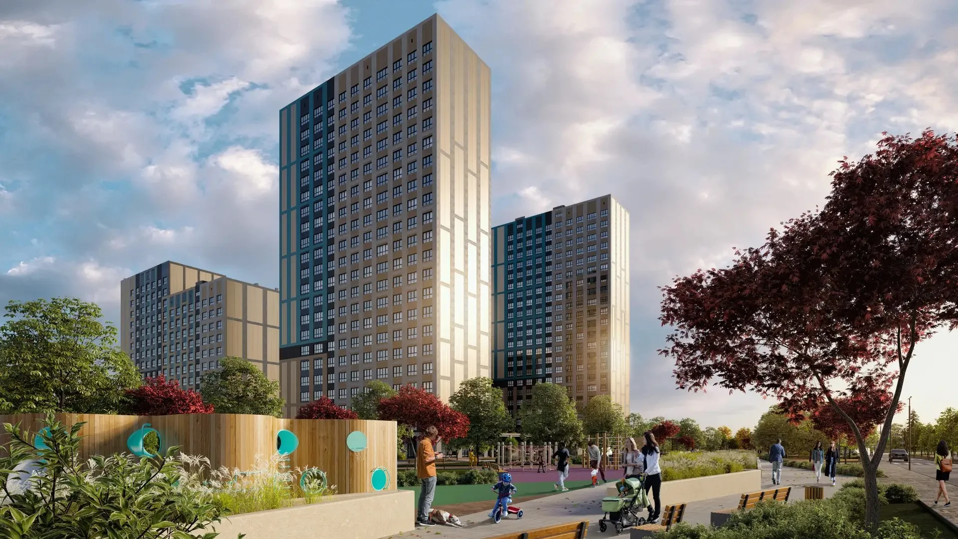 Квартал «Движение61» в «Новом Ростове» получит инновационную школу на 900 мест и детсад на 400 малышей