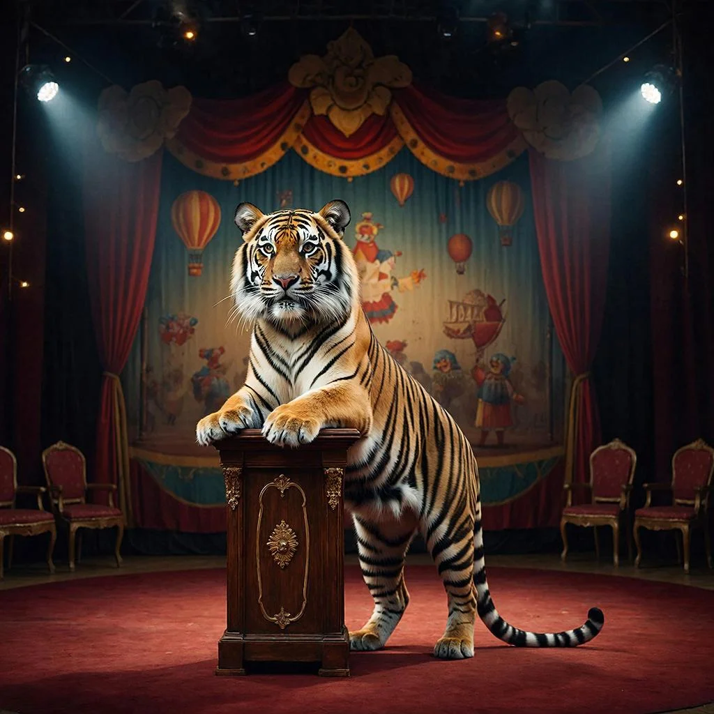 Родители защищали детей при побеге тигра из арены цирка Ростова