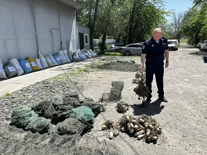 Изъятые у браконьеров сети отправят в зону СВО из Ростовской области