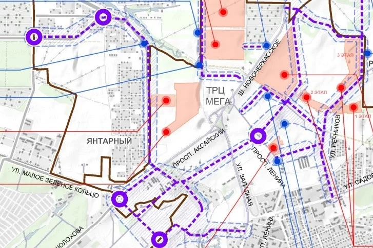 Застройщики проектов КРТ построят новые дороги между Ростовом и Аксаем