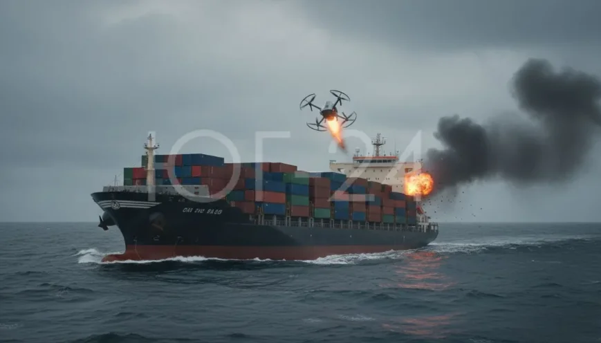 В Азовском море по пути в Ростов пять граждан Азербайджана погибли при атаке дронов