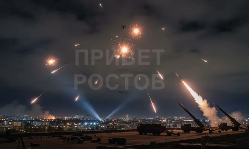 Ночью над Ростовской областью сбили более 25 дронов