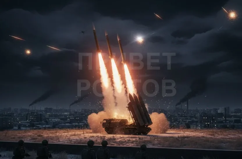 За ночь силы ПВО уничтожили беспилотники над тремя районами Ростовской области