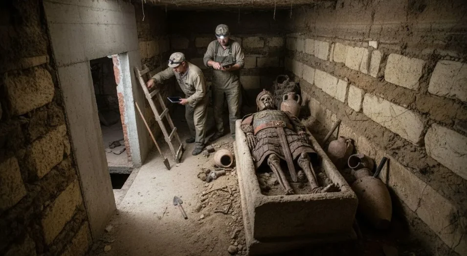 Под Ростовом нашли шестиметровую катакомбу с захоронением возрастом 1800 лет