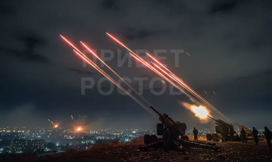 Более 80 дронов попытались атаковать Ростовскую область, но были сбиты в небе
