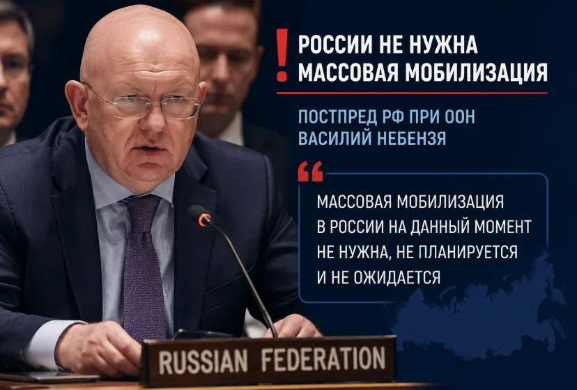 Небензя разъяснил заявления о массовой мобилизации россиян