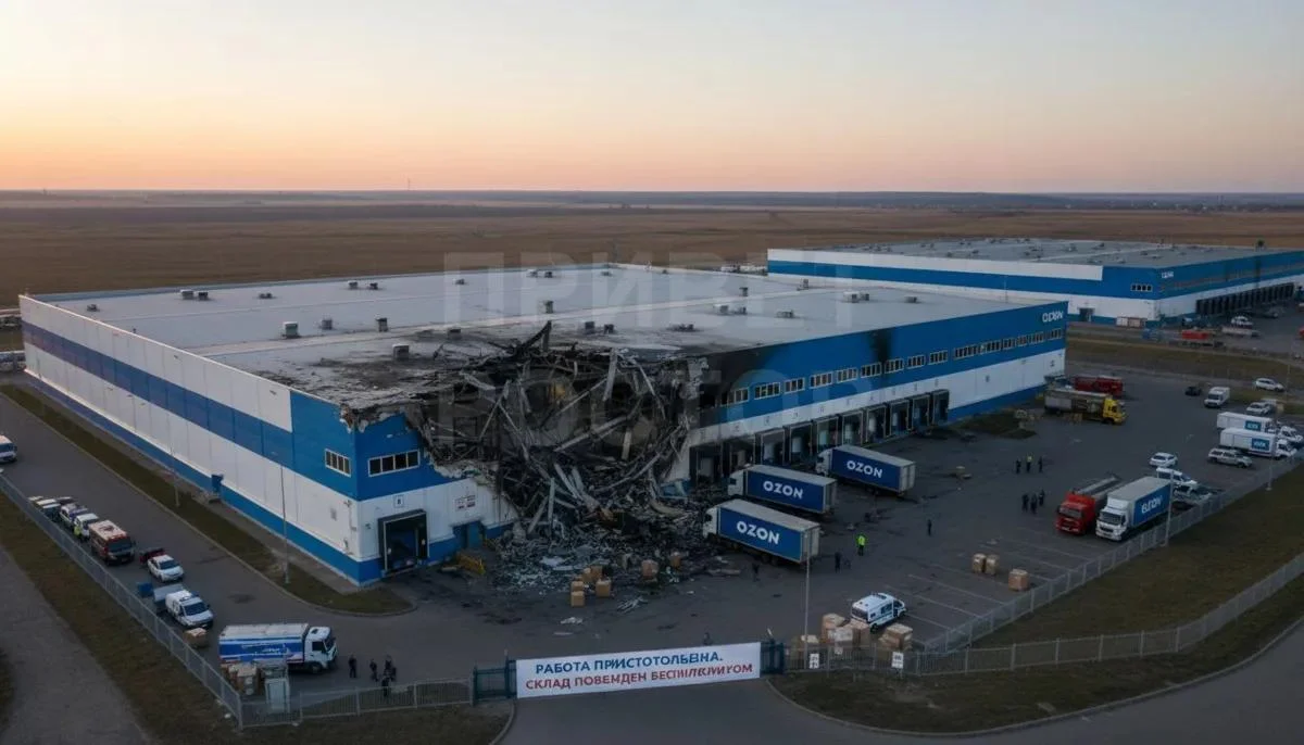 Склад Ozon атакован ночью 29 августа в Ростовской области, прием поставок остановлен