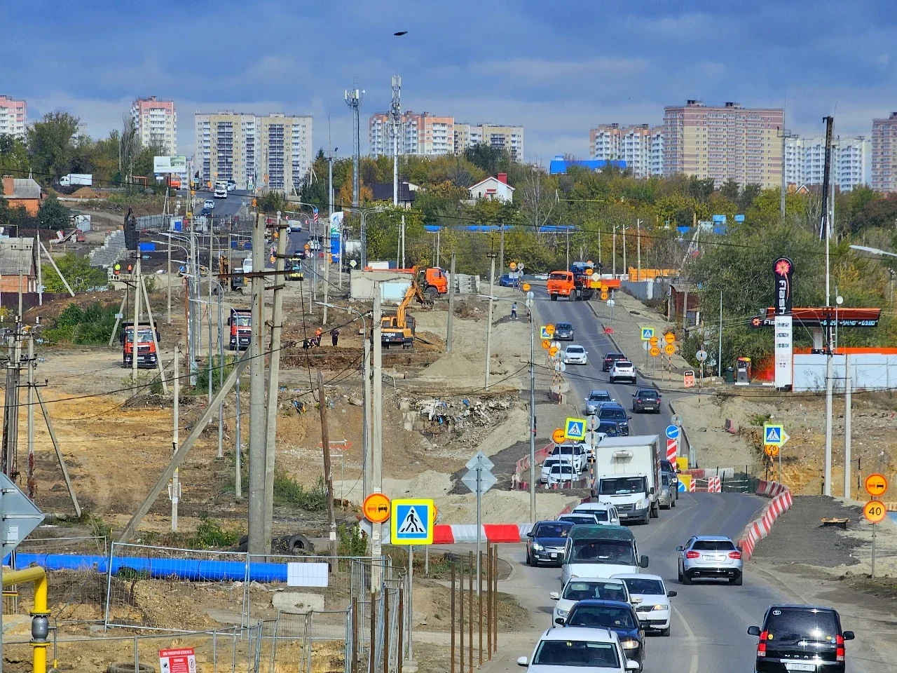 На Вавилова в Ростове открыли движение после ускорения работ по реконструкции