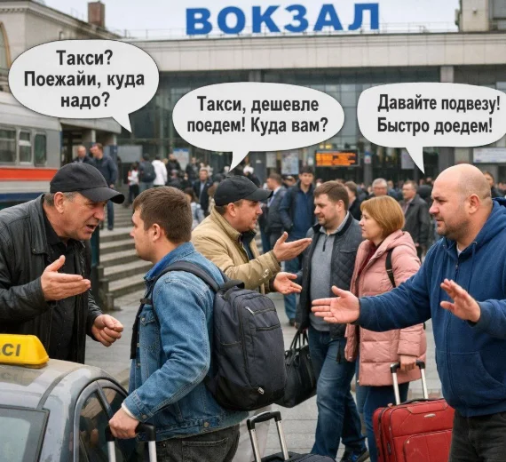 Признать незаконными такси из бомбил у аэропортов и вокзалов хотят в Ростовской области