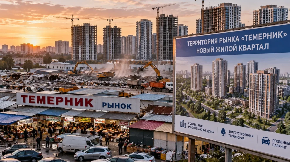 В Ростове территория рынка «Темерник» готовится к масштабной застройке высотками